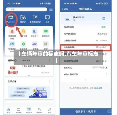 【车辆年审的标志吗,汽车年审标志】