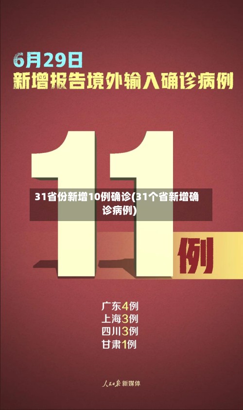 31省份新增10例确诊(31个省新增确诊病例)-第2张图片