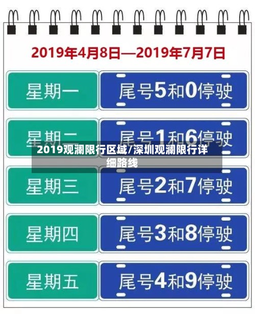 2019观澜限行区域/深圳观澜限行详细路线